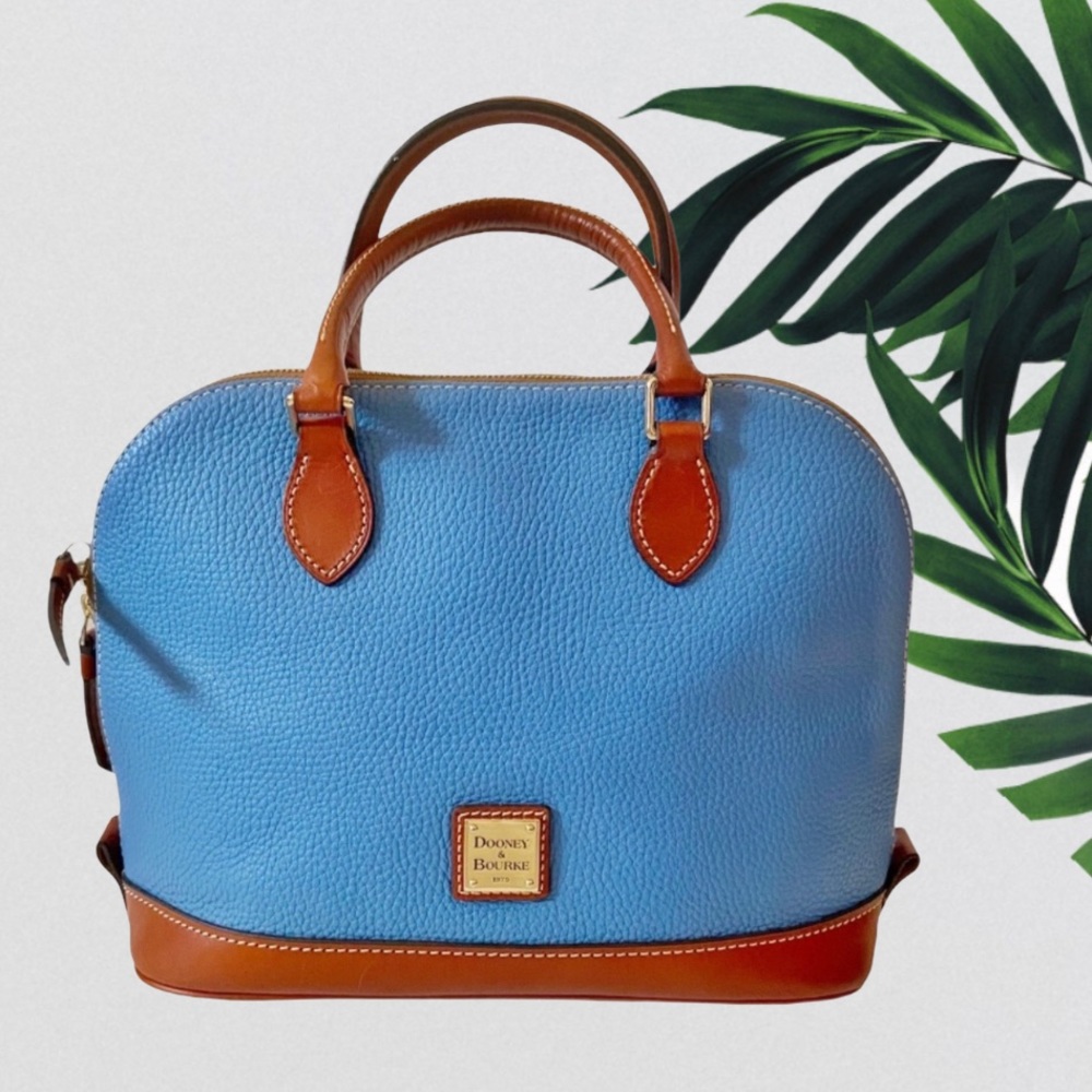 DOONEY & BOURKE Pebble Grain Zip Satchel
